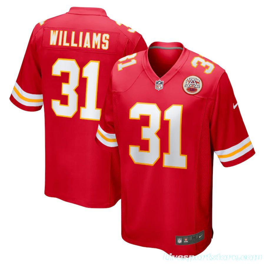 Men's Darrel Williams Red Player Limited Team Jersey