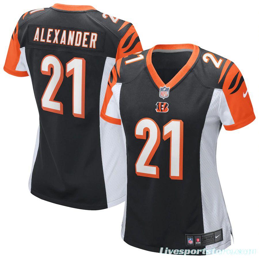 Women's Mackensie Alexander Black Player Limited Team Jersey