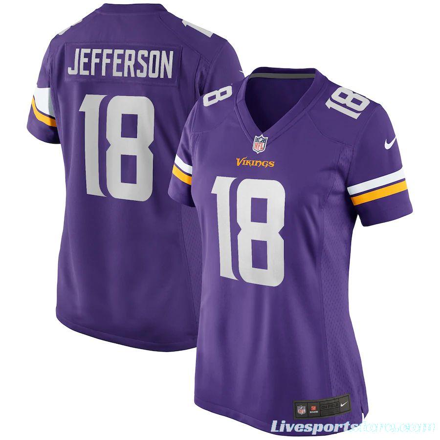 Women's Justin Jefferson Purple Player Limited Team Jersey