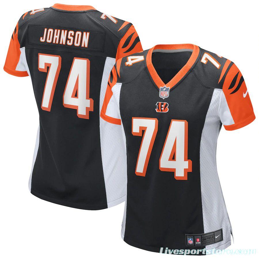 Women's Fred Johnson Black Player Limited Team Jersey