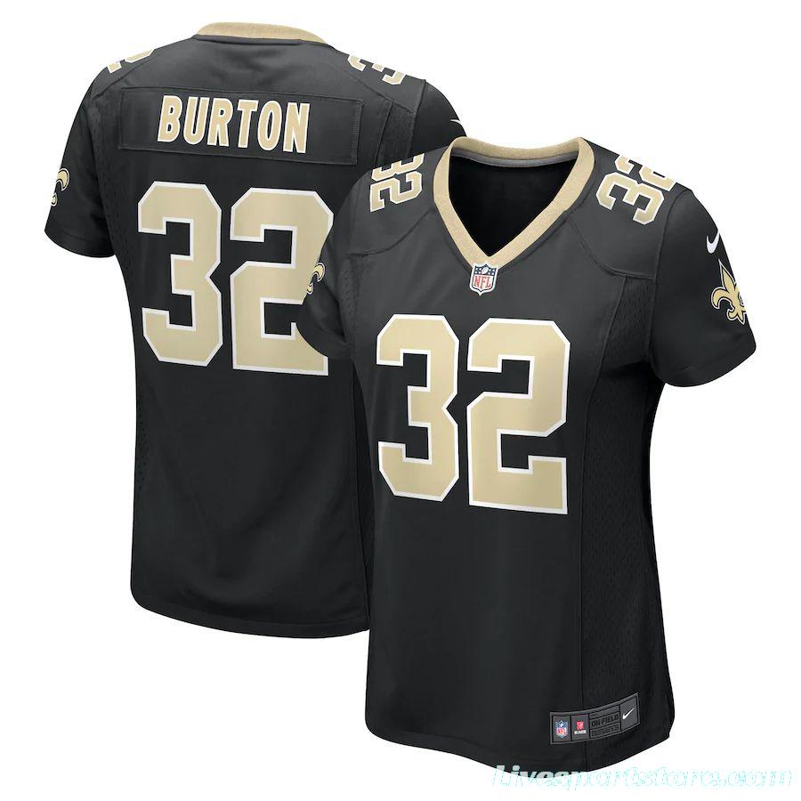 Women's Michael Burton Black Player Limited Team Jersey