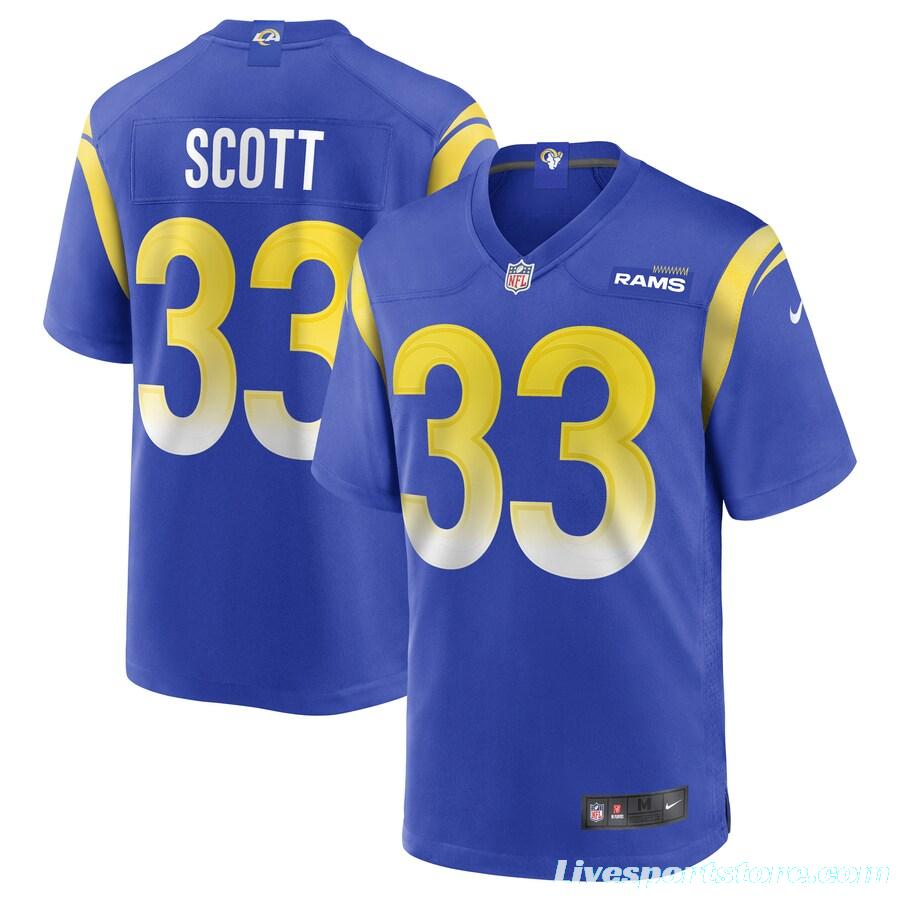 Men's Nick Scott Royal Player Limited Team Jersey