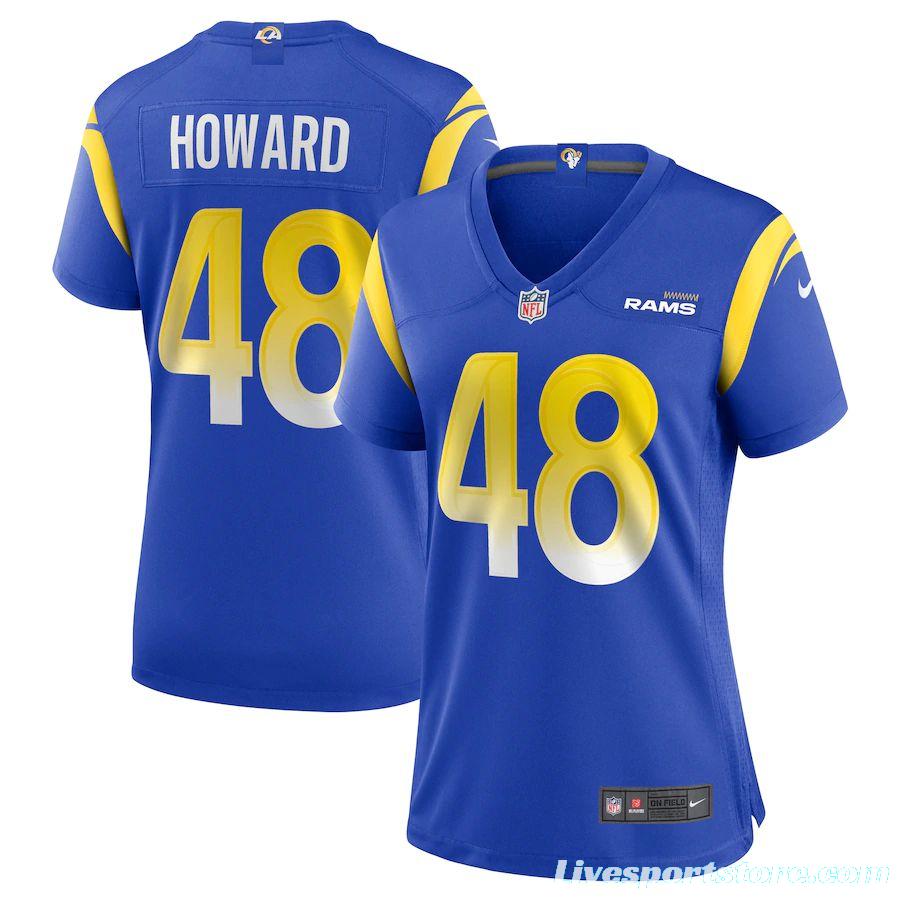 Women's Travin Howard Royal Player Limited Team Jersey