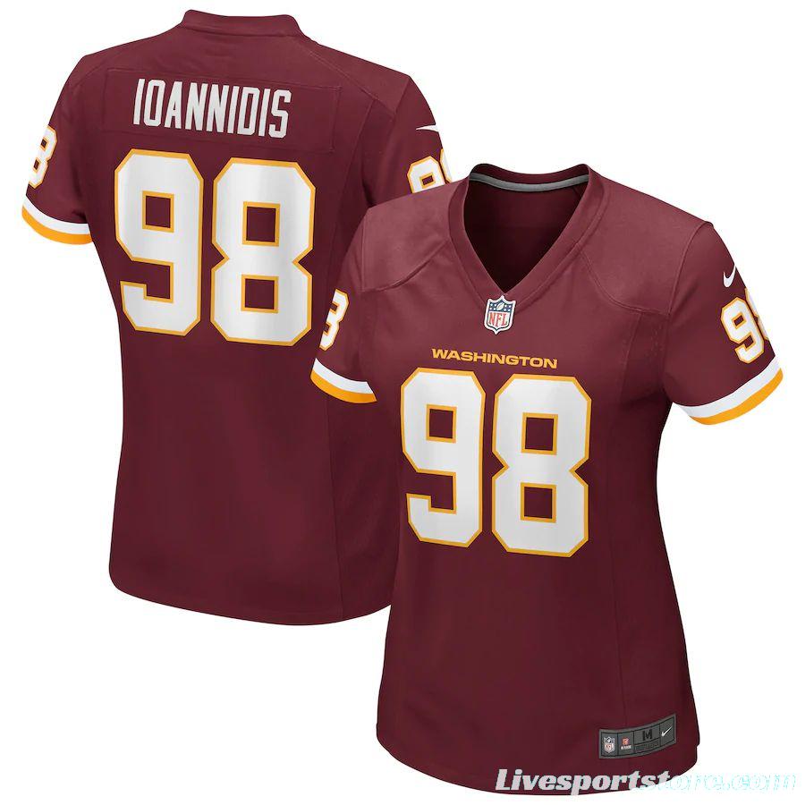 Women's Matt Ioannidis Burgundy Player Limited Team Jersey