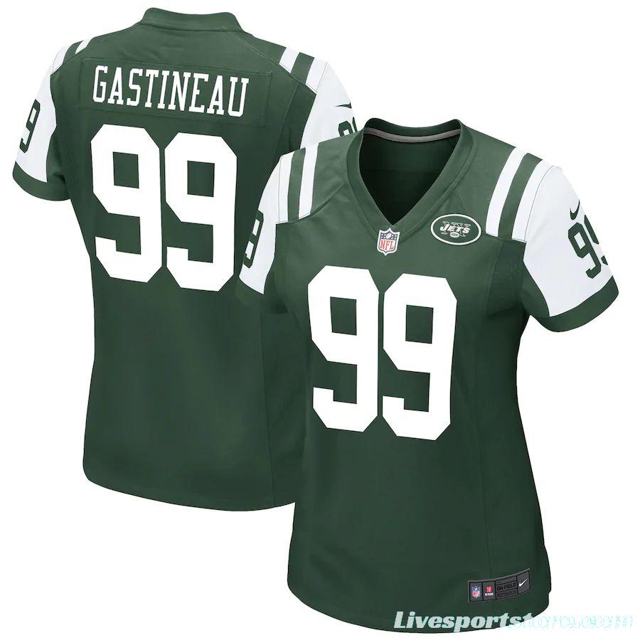 Women's Mark Gastineau Green Retired Player Limited Team Jersey