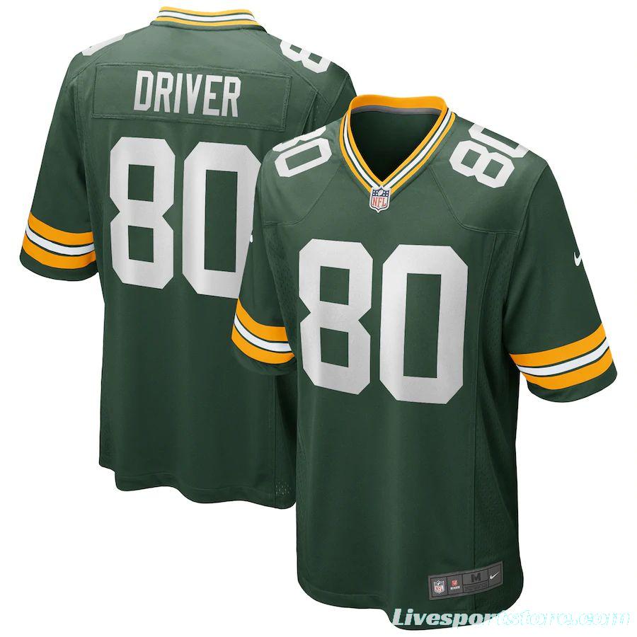 Men's Donald Driver Green Retired Player Limited Team Jersey