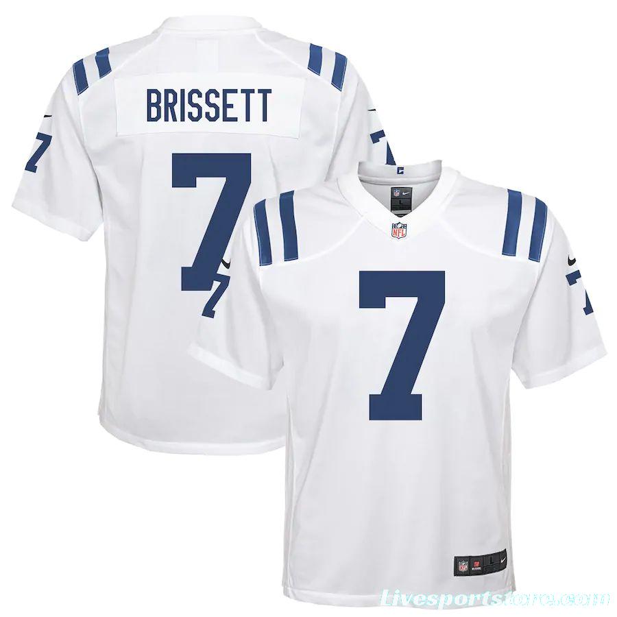 Youth Jacoby Brissett White Player Limited Team Jersey