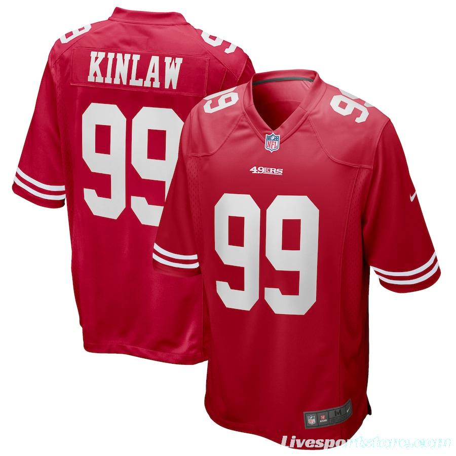 Men's Javon Kinlaw Scarlet Player Limited Team Jersey