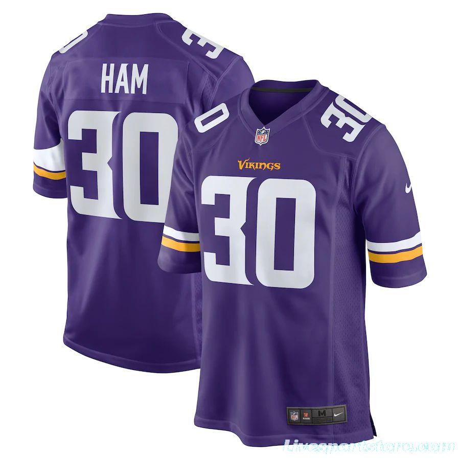 Men's C.J. Ham Purple Player Limited Team Jersey