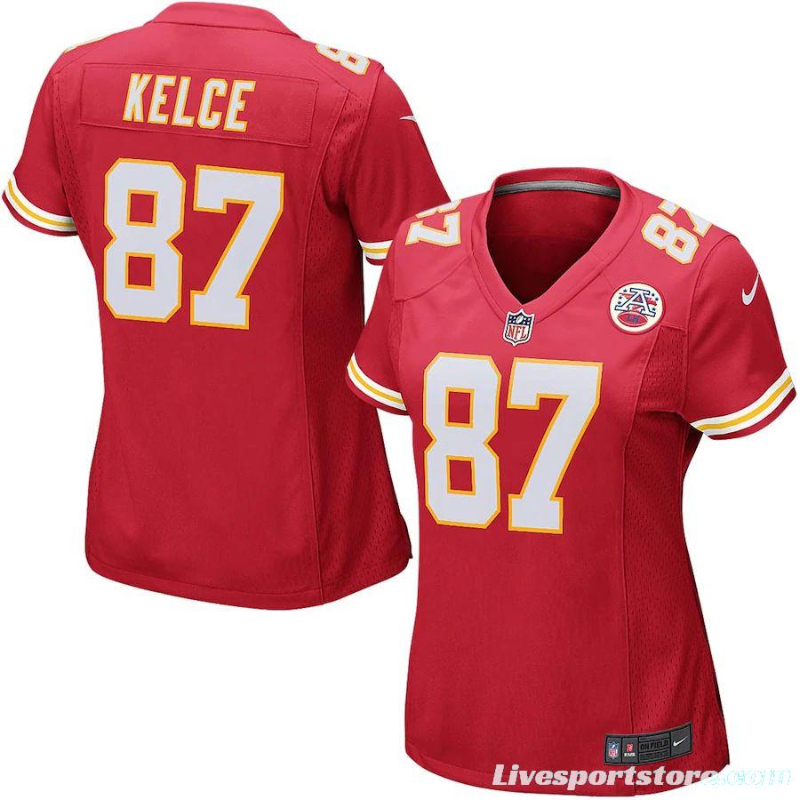 Women's Travis Kelce Red Player Limited Team Jersey