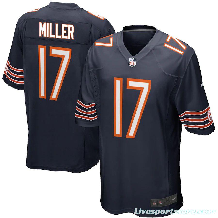 Men's Anthony Miller Navy Player Limited Team Jersey