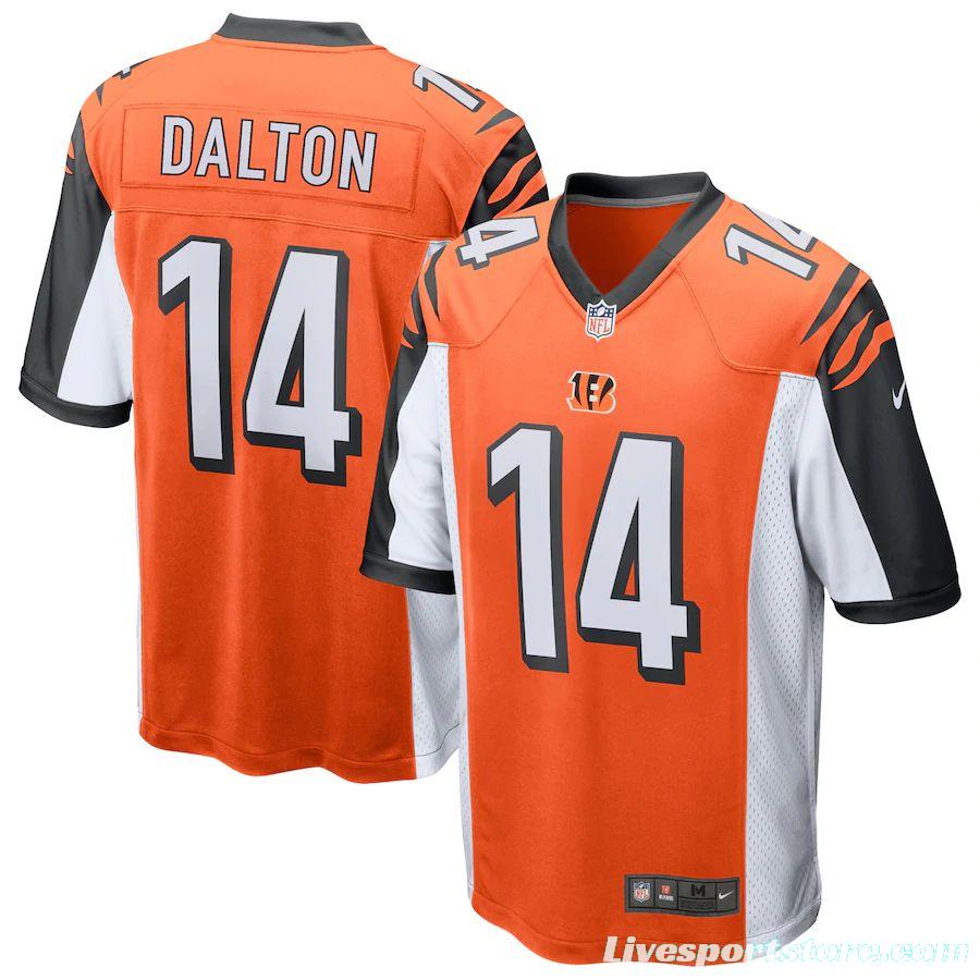 Men's Andy Dalton Orange Player Limited Team Jersey