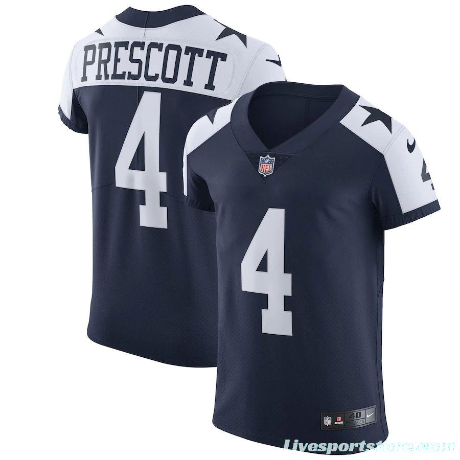 Men's Dak Prescott Navy Alternate Vapor Untouchable Player Elite Team Jersey