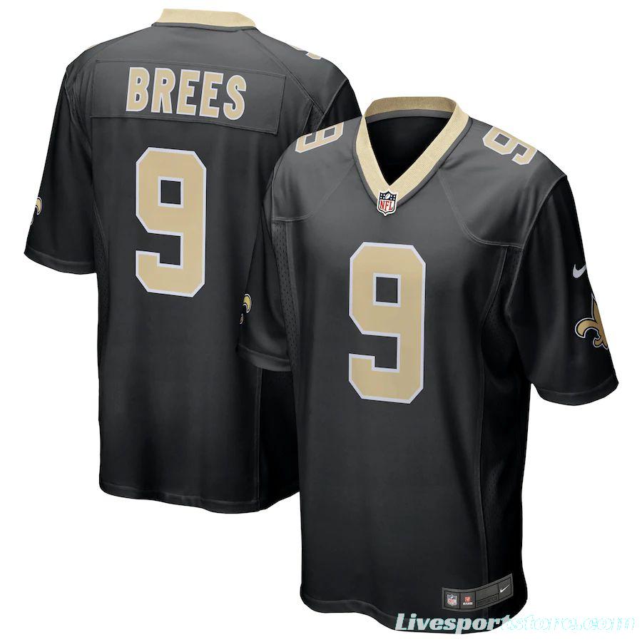 Men's Drew Brees Black Player Limited Team Jersey