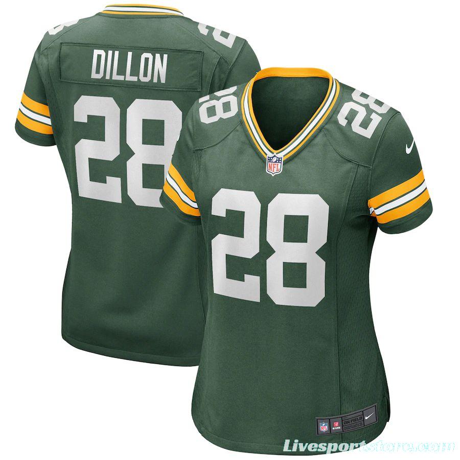 Women's AJ Dillon Green Player Limited Team Jersey