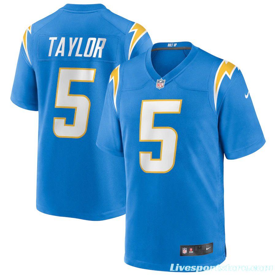 Men's Tyrod Taylor Powder Blue Player Limited Team Jersey