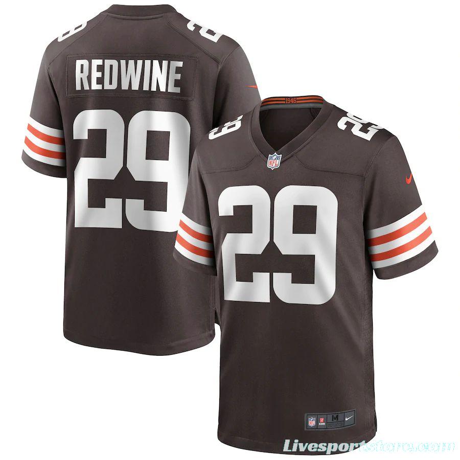 Men's Sheldrick Redwine Brown Player Limited Team Jersey