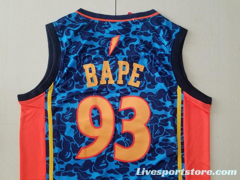 Men's No. 93 Fashion Edition Basketball Jersey