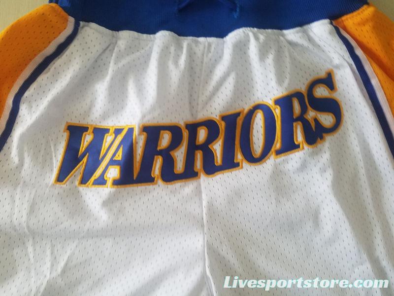 Golden State 1995-96 Throwback Classics Basketball Team Shorts