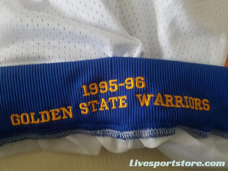 Golden State 1995-96 Throwback Classics Basketball Team Shorts