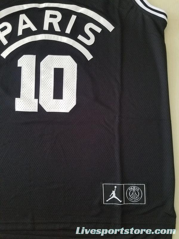 PSG Neymar Black Basketball Jerseys