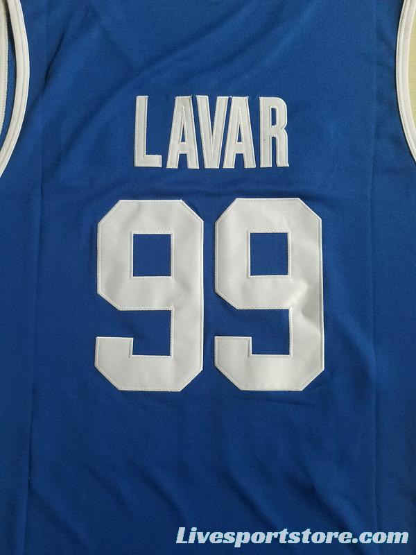 Lavar Ball 99 Lithuania Vytautas Blue Basketball Jersey