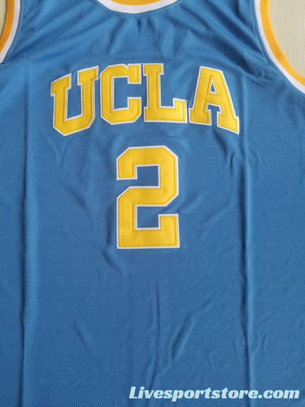 Lonzo Ball 2 UCLA College Light Blue Basketball Jersey