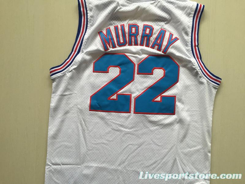 Bill Murray 22 Movie Edition White Basketball Jersey