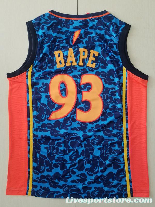 Men's No. 93 Fashion Edition Basketball Jersey