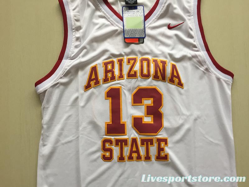 James Harden 13 Arizona State College White Basketball Jersey