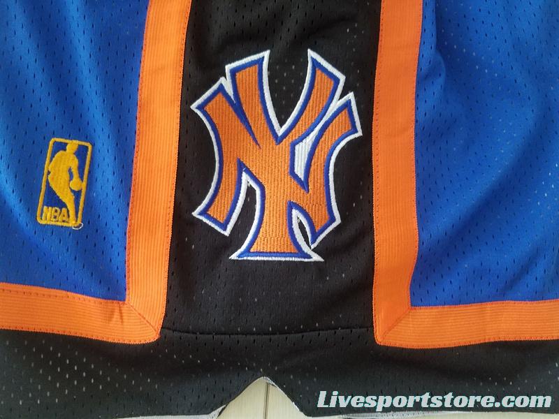 New York 1996-97 Throwback Classics Basketball Team Shorts