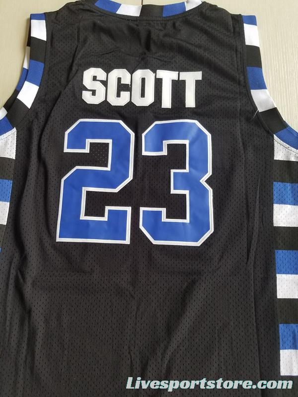 Nathan Scott 23 One Tree Hill Ravens Black Basketball Jersey