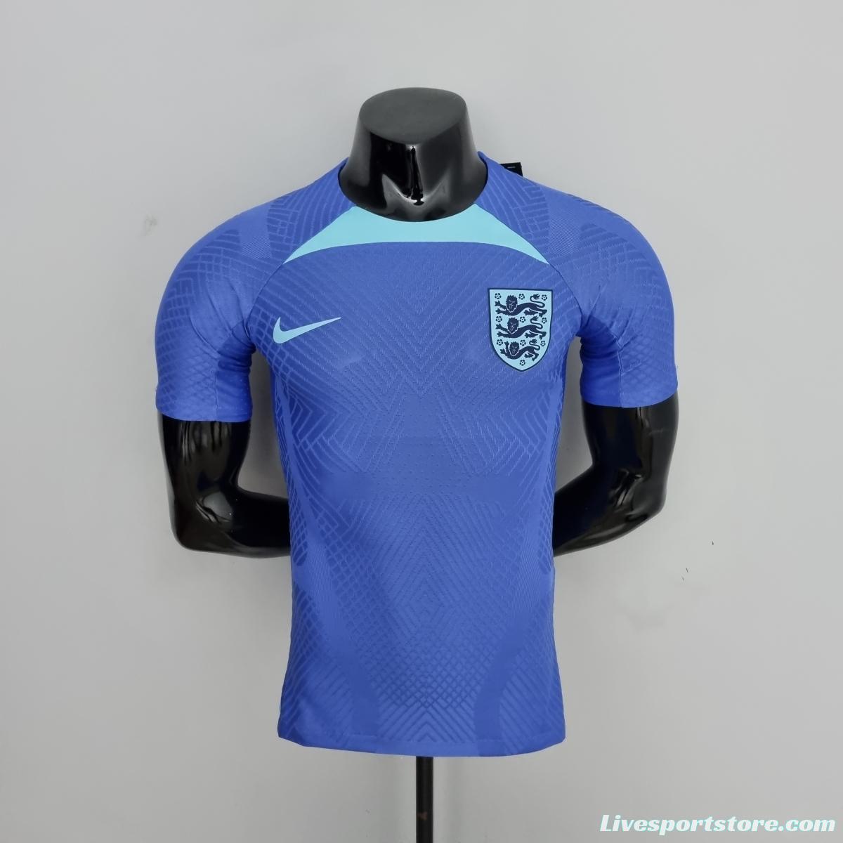 2022 player version England training suit Blue