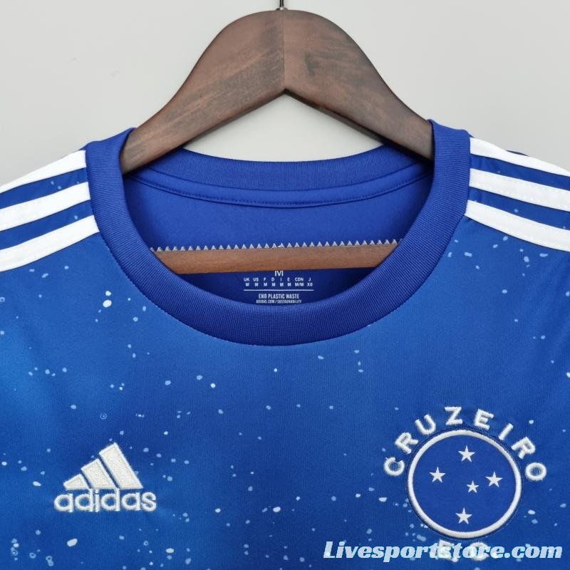 22/23 women Cruzeiro home white Soccer Jersey