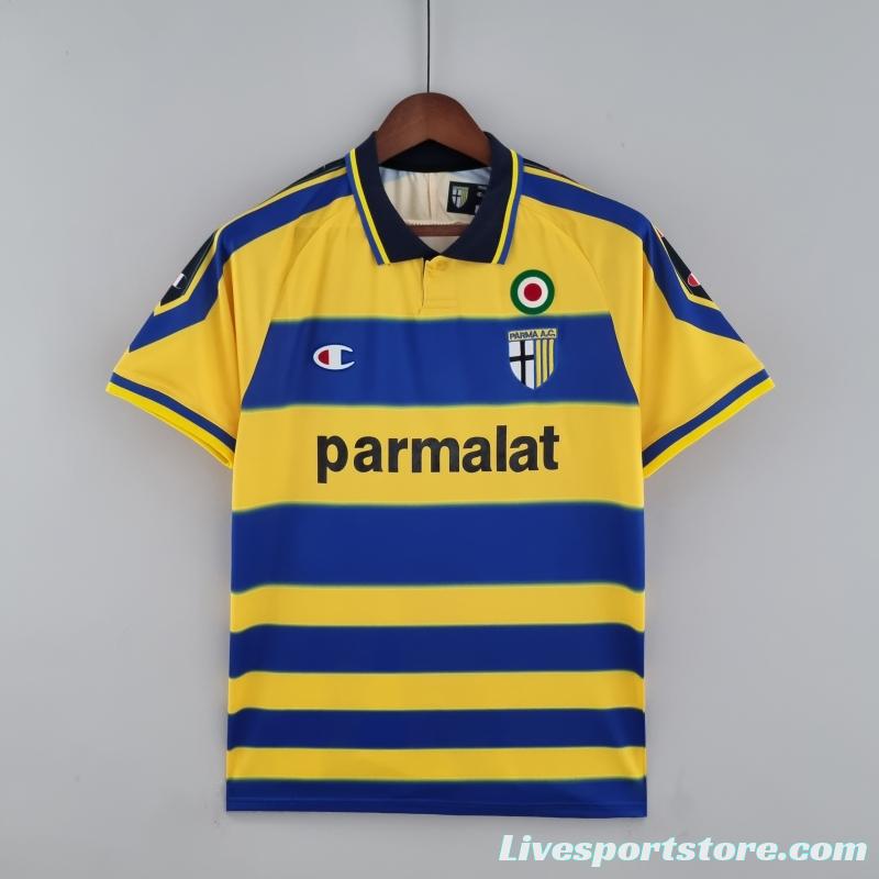 Retro Parma 99/00 Home Soccer Jersey