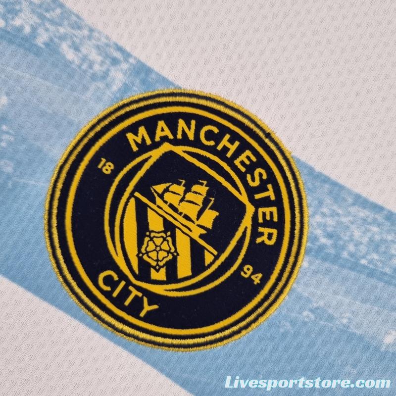 22/23 Manchester City Commemorative White Blue