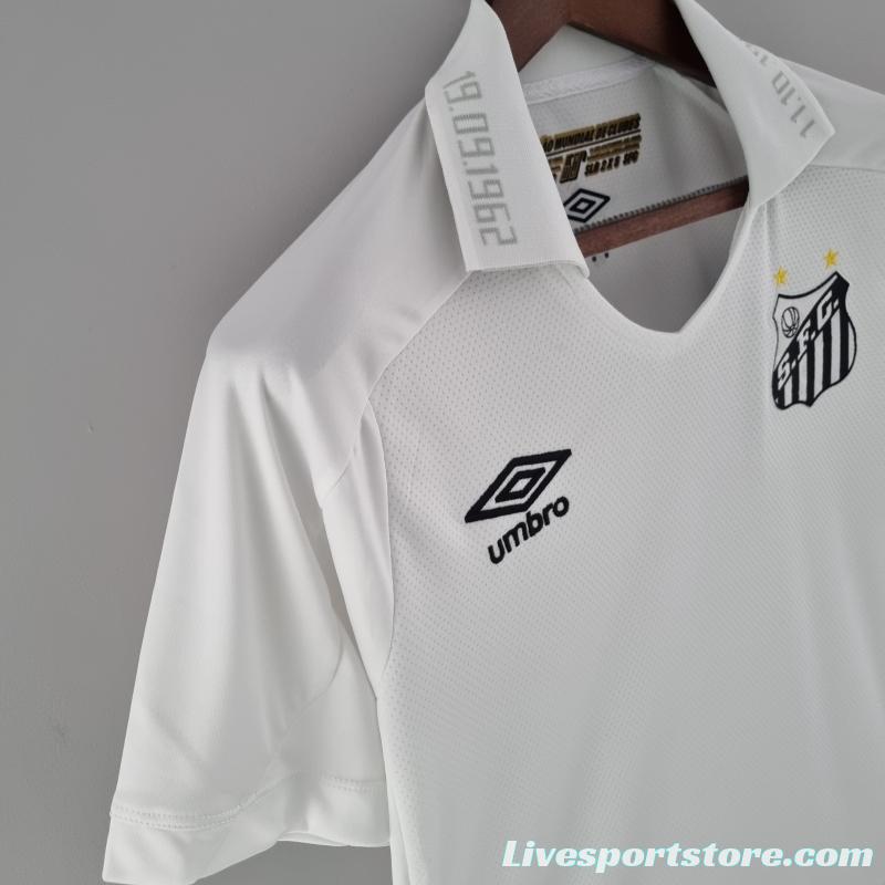 22/23 Santos Home Soccer Jersey