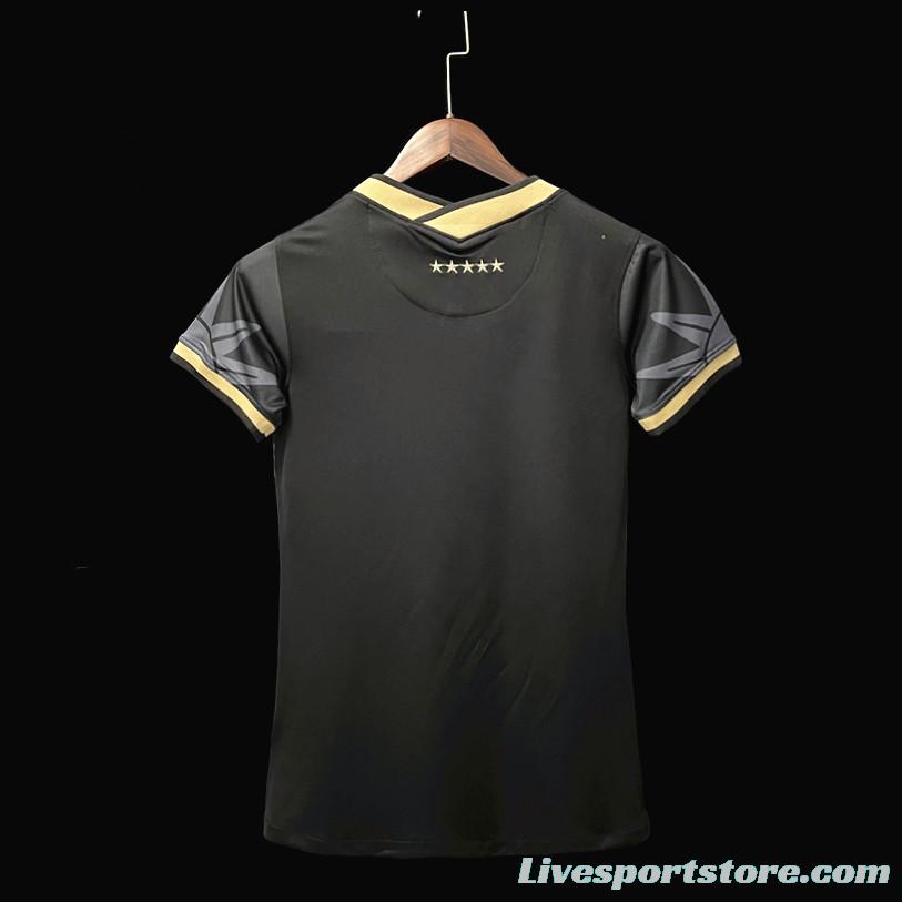 2022 Brazil Away Woman  Soccer Jersey