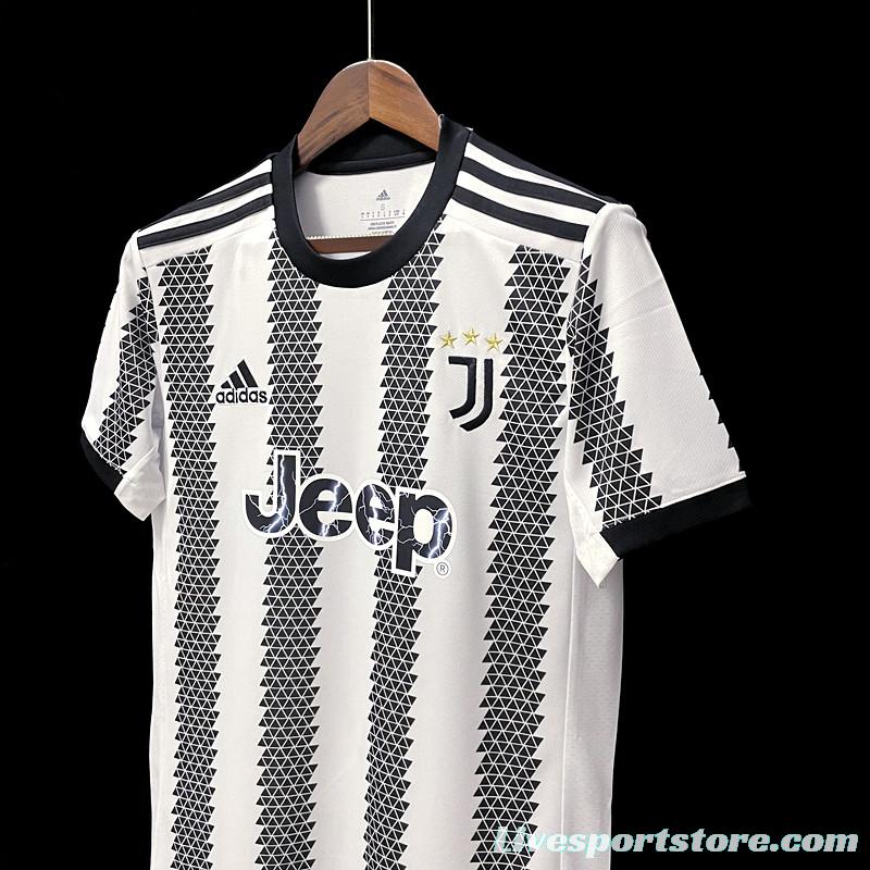 22/23 Juventus Home  Soccer Jersey