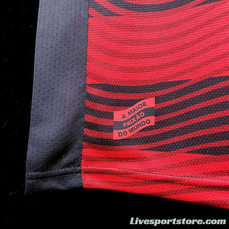 22/23 Flamengo Home  Soccer Jersey