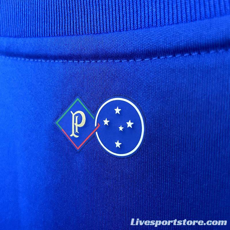 22/23 Cruzeiro Home Soccer Jersey