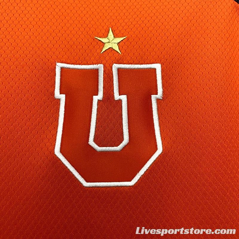 22/23 Chile Universidad De Goalkeeper Orange Jersey