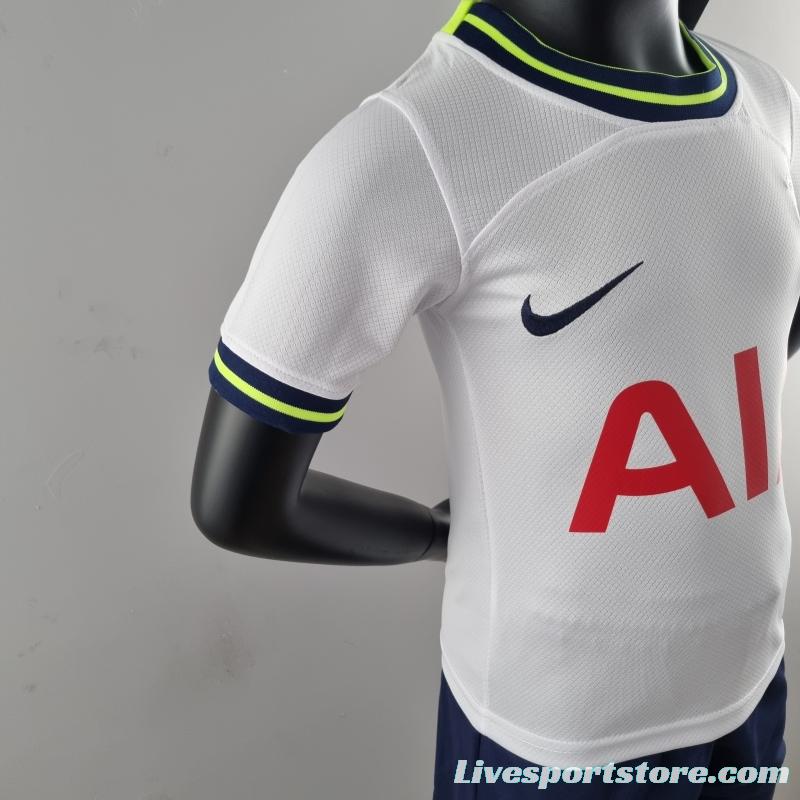 22/23 Kids Kit Tottenham Hotspur Home 16-28 Soccer Jersey