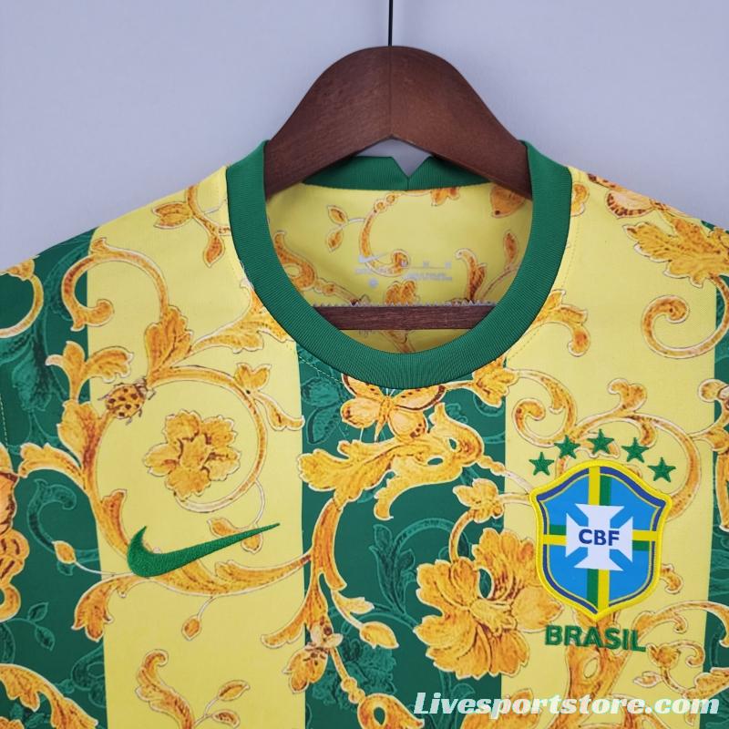 2022 Brazil Special Edition Yellow Green Flower 