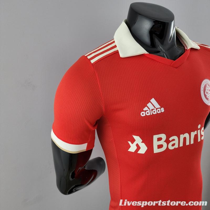 Player Version 22/23 Internacional Home  Soccer Jersey