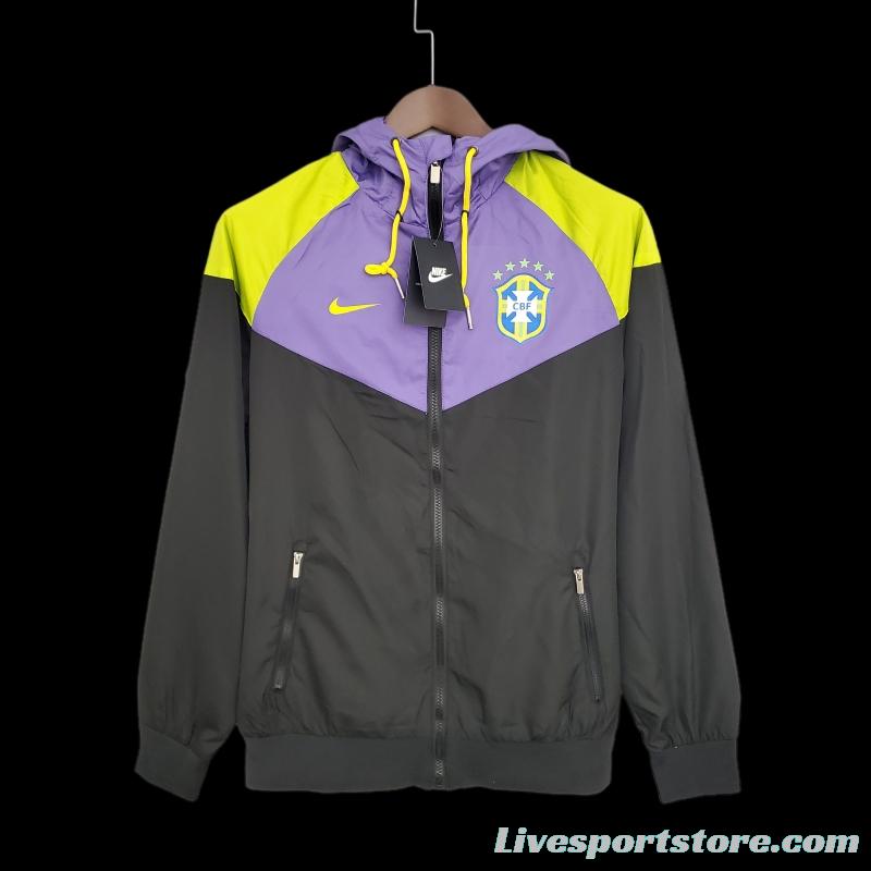 Windbreaker Brazil Purple Black