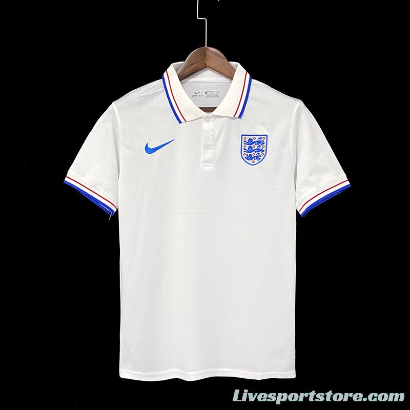 2022 Polo England Home Soccer Jersey