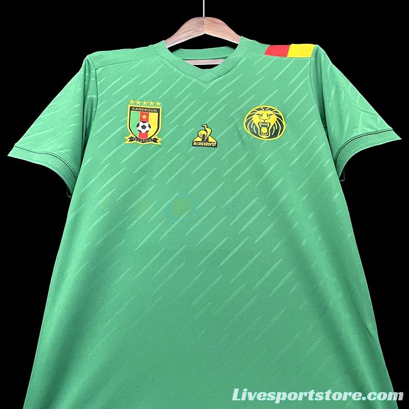 2022 Cameroon Home  Soccer Jersey