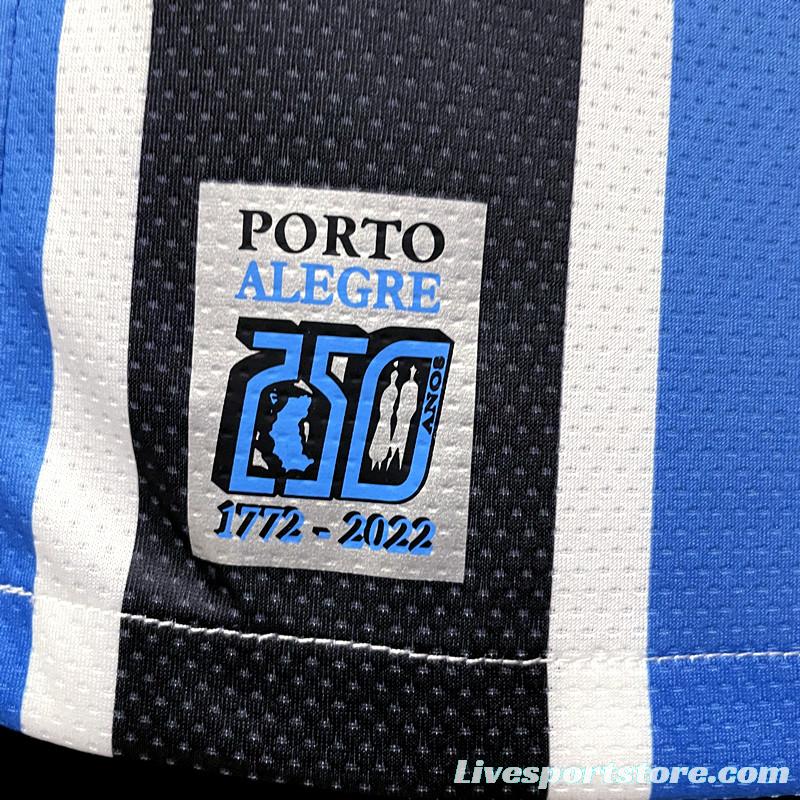 22/23 Gremio Home  Soccer Jersey