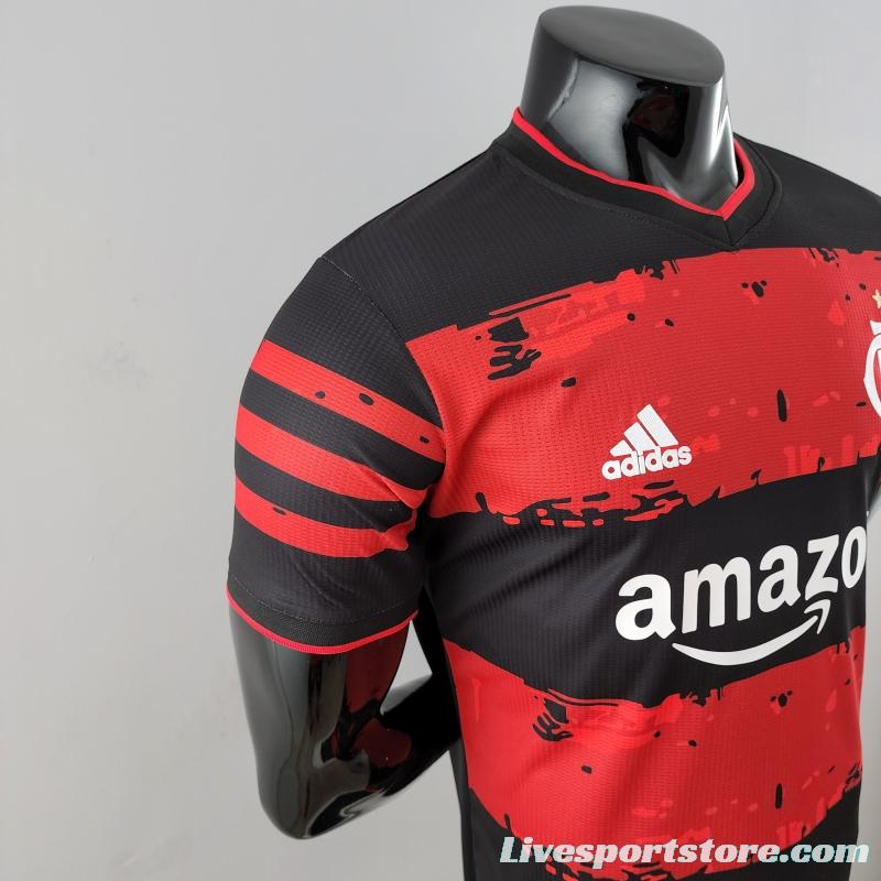 Player Version 22/23 Flamengo Concept Edition Red Black Jersey